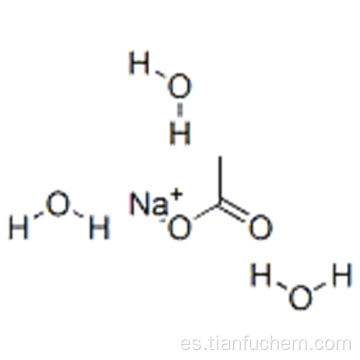 Acetato de sodio trihidrato CAS 6131-90-4